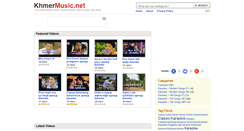 Desktop Screenshot of khmermusic.net