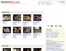Tablet Screenshot of khmermusic.net